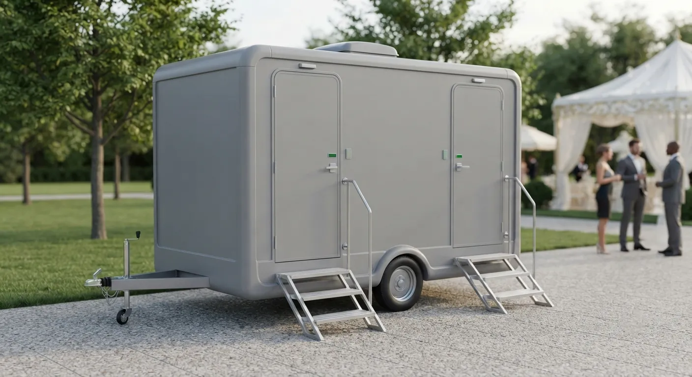 2 Stall Restroom Trailer in Cypress, TX