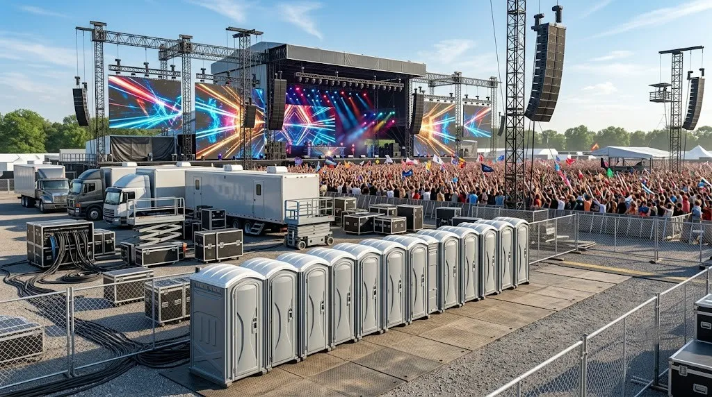 Concert Restroom Rental in Cypress, TX