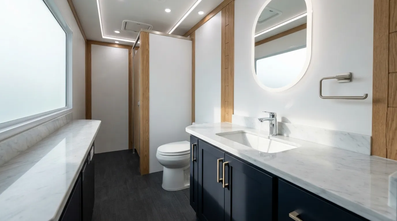 Luxury Restroom Trailer in Cypress, TX