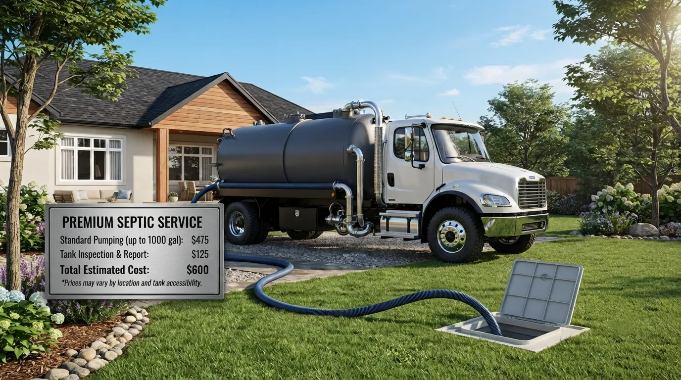 Septic Tank Pumping Cost in Cypress, TX